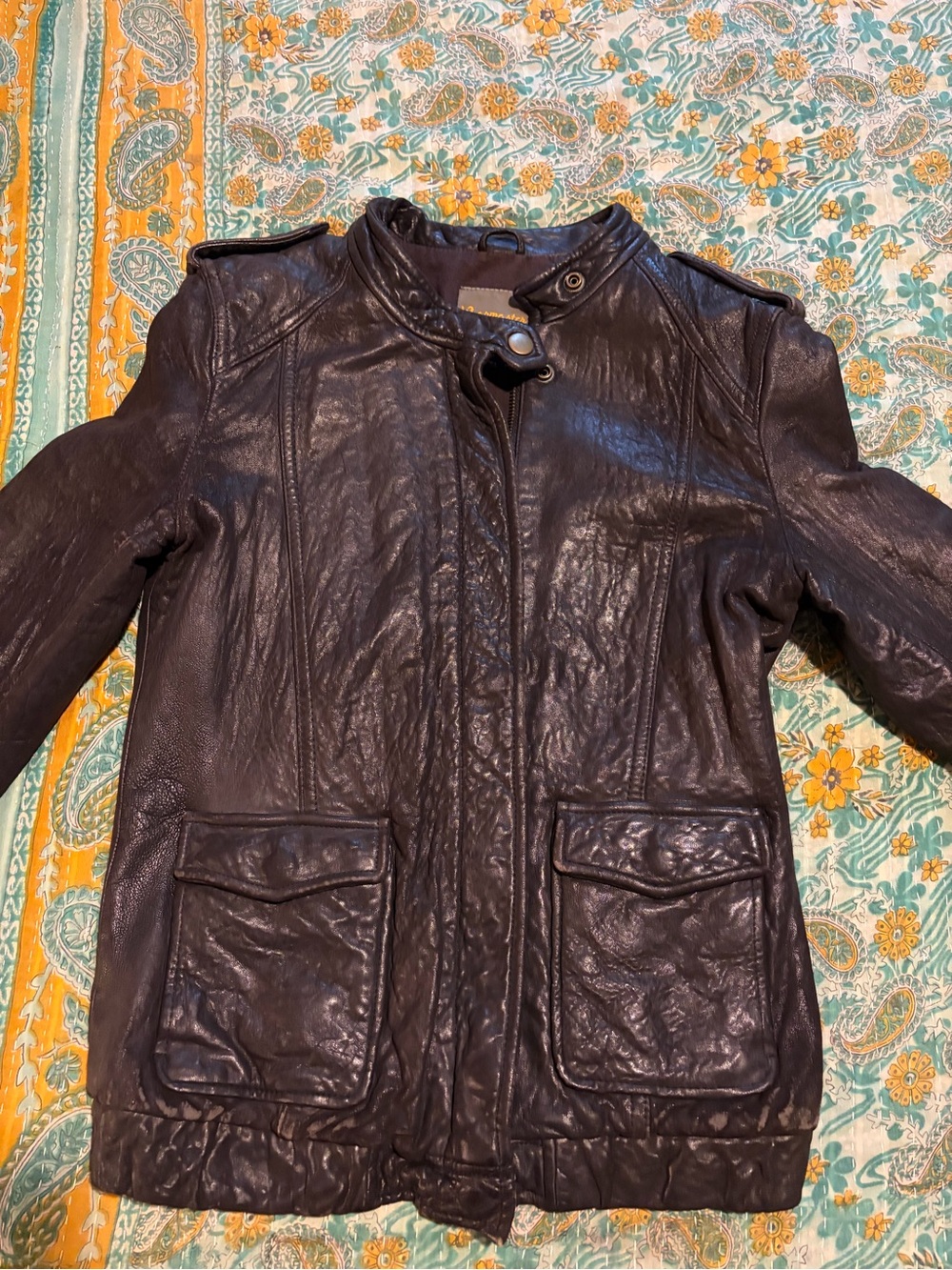 Madewell Wearmaster Women's Brown Leather Jacket